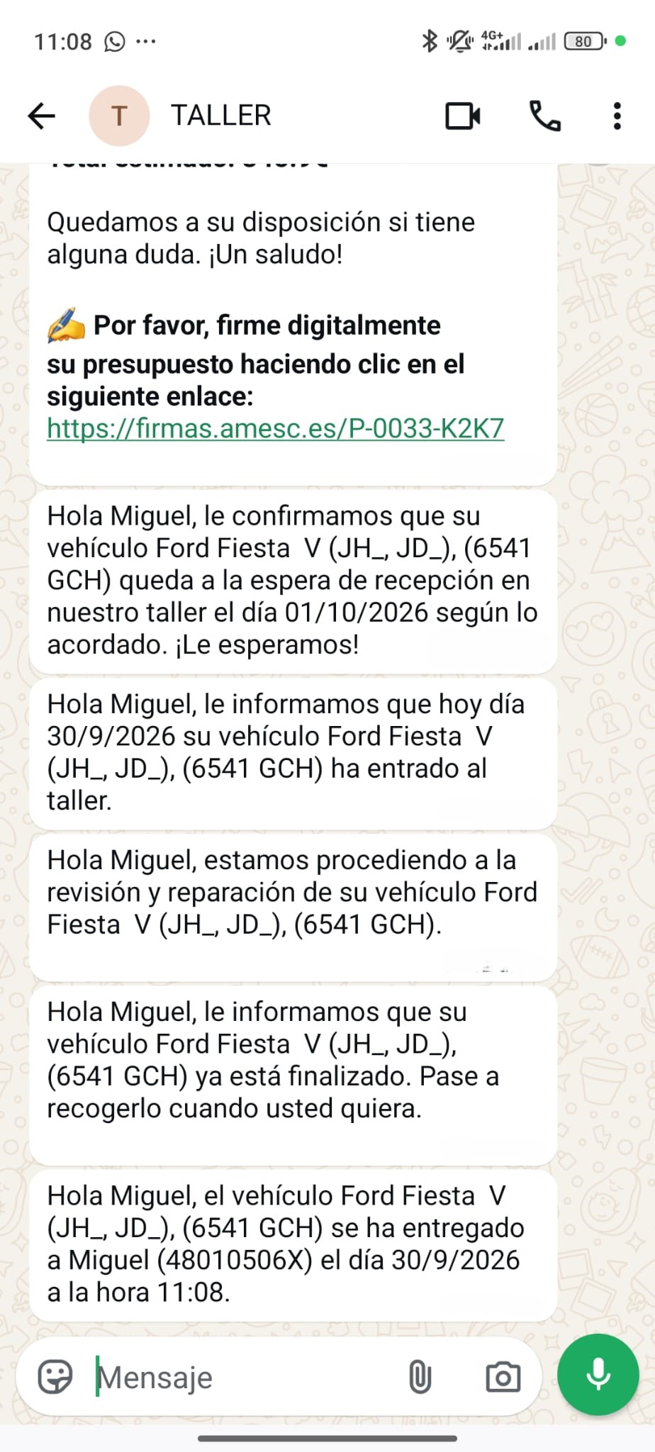 Historial Completo de WhatsApp